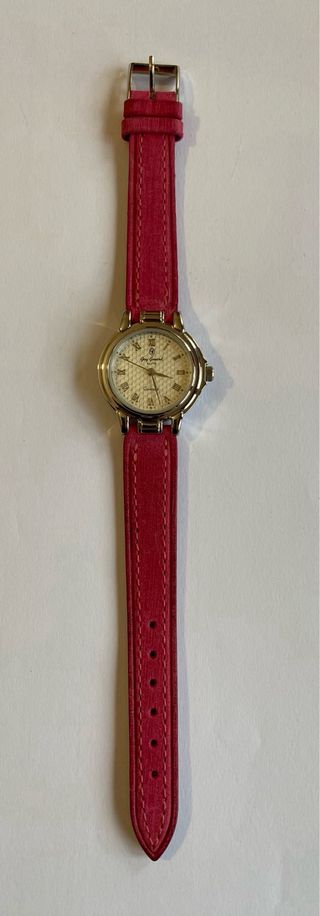 Orologio Guy Gosard Quarzo Donna Rosa e Argentato