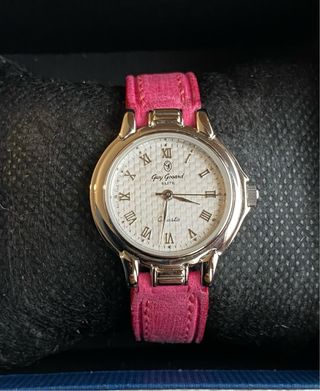 Orologio Guy Gosard Quarzo Donna Rosa e Argentato
