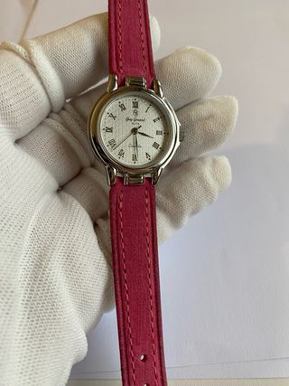 Orologio Guy Gosard Quarzo Donna Rosa e Argentato