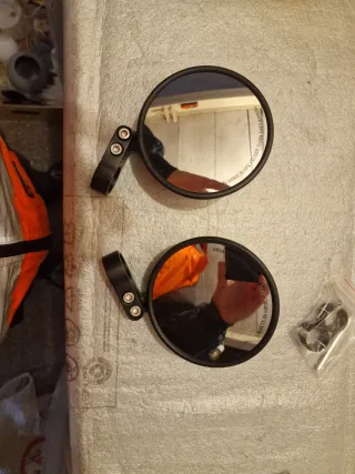 Coppia specchietti moto custom