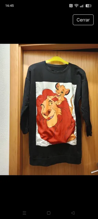 Vestido Sudadera El Rey León Talla Única