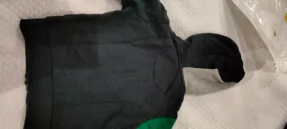 Felpa neonato multicolore con cappuccio