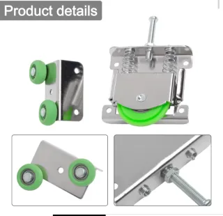 Ruedas para puerta corredera (2 unidades)