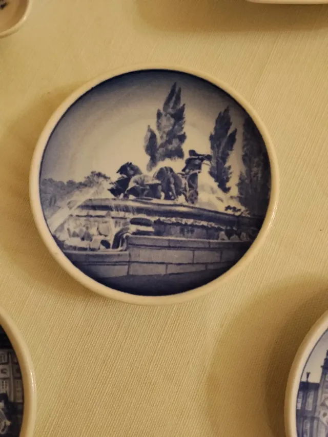 5 Platos Porcelana Royal Copenhagen