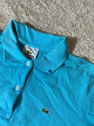 Polo Lacoste Azul Talla S