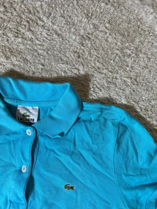 Polo Lacoste Azul Talla S