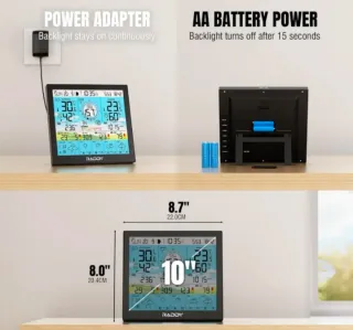 Estación Meteorológica Raddy WF-120P Wi-Fi