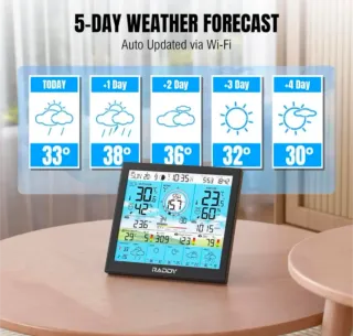 Estación Meteorológica Raddy WF-120P Wi-Fi