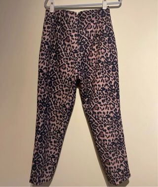 Pantalón estampado leopardo talla XL