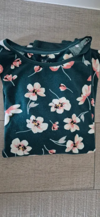 Conjunto pijama floral mujer