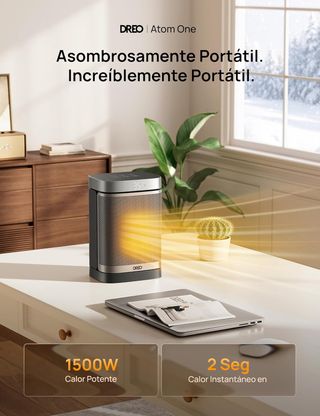 Calefactor Dreo Atom One 3 Modos