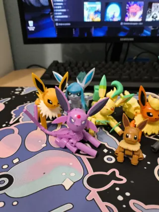 Evoluciones Eevee Mega Bloques Compatible con Lego