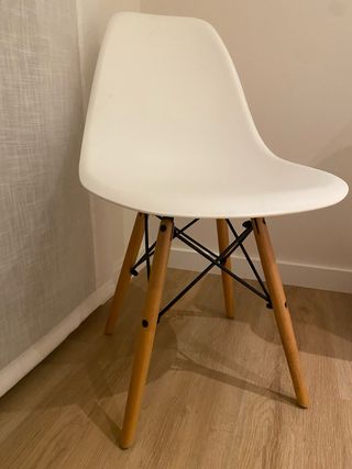 6 Sillas Nórdicas Blancas