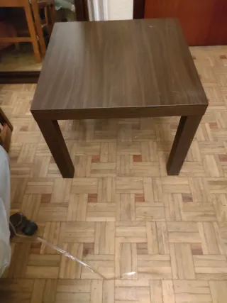 Mesas auxiliares de madera