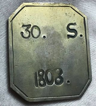 30 Sous Plata Ley 1808 Barcelona + Regalo