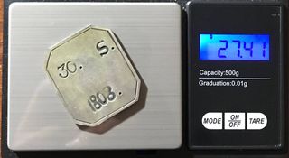 30 Sous Plata Ley 1808 Barcelona + Regalo