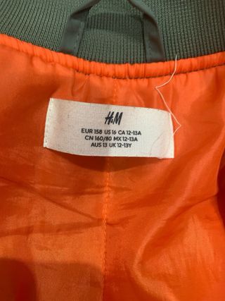 Chaqueta bomber verde militar