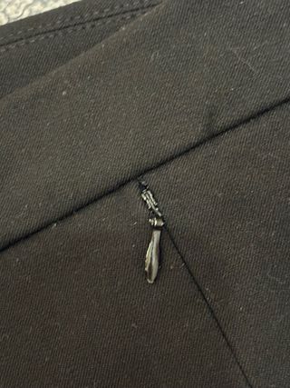 Pantalon recto zara negro / m