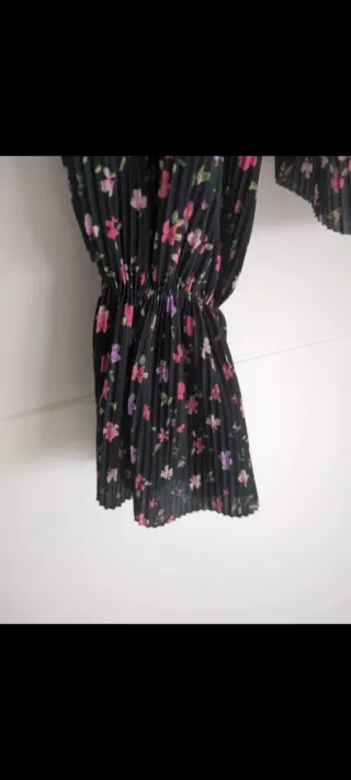 Blusa floral manga larga