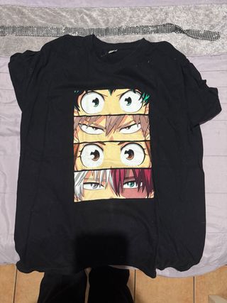 Camiseta Anime Ojos Multicolor