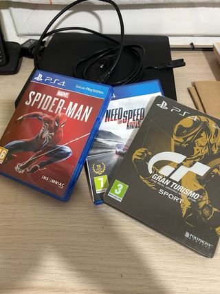 PS4 Spider-Man, Need for Speed, Gran Turismo