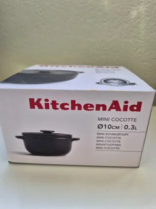 Mini Cocotte KitchenAid 10cm Preta
