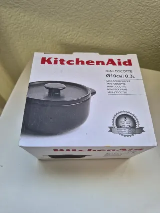 Mini Cocotte KitchenAid 10cm Preta
