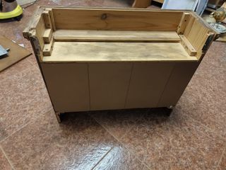 Mueble auxiliar madera rústico vintage