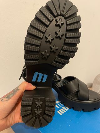 Sandalias Negras Mujer Talla 38