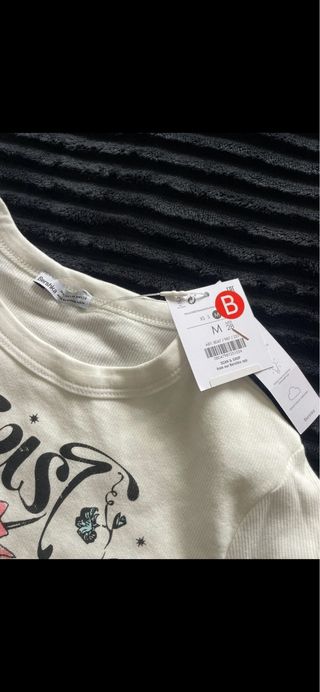 Camiseta manga larga con cordón