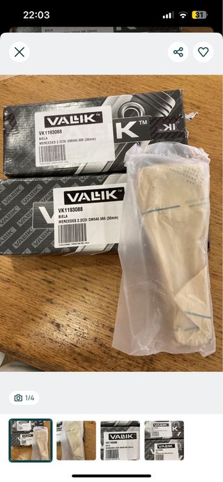 VALLIK Biela Mercedes-Benz 2.2CDI - OM646.986 (30m