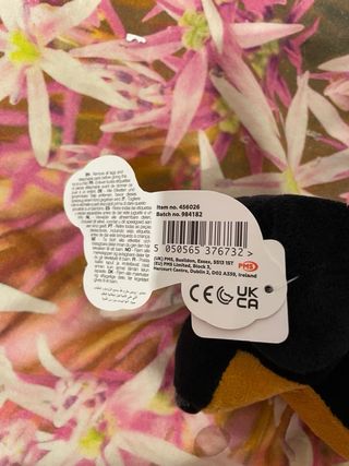 Peluche Perro Salchicha Negro y Marrón