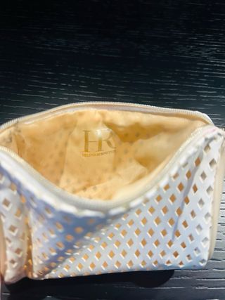 Pochette portaoggetti bianca traforata