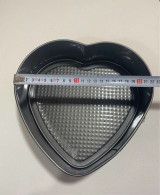 Molde para tarta corazón metal