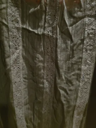 Blusa transparente negra