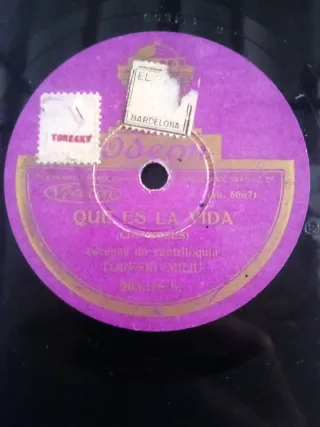 Disco de pizarra Odeon