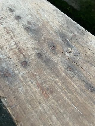 Banco antiguo de madera