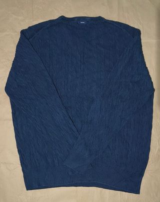 Jersey Náutica Cable Knit Azul Talla L
