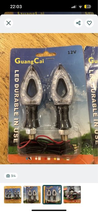 Piscas LED Guang Cai 12V Mota