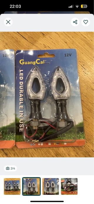 Piscas LED Guang Cai 12V Mota