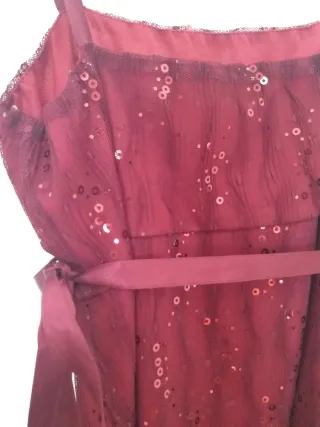 blusa premamá lentejuelas burdeos Talla 42