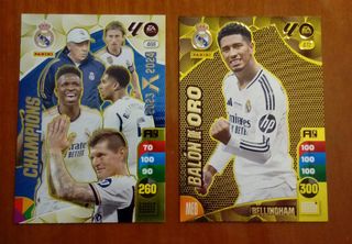Cromos Adrenalyn Balón de Oro Real Madrid