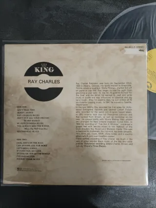 LP Ray Charles -  disco vinilo 14 hits 1977