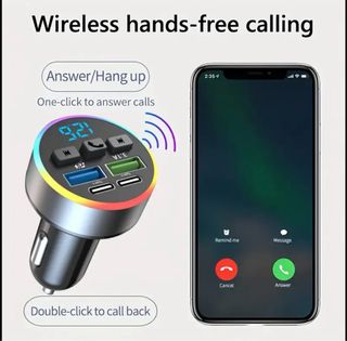 Manos Libres Bluetooth Coche Carga USB