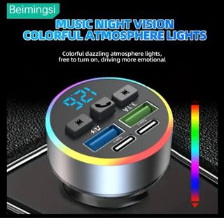 Manos Libres Bluetooth Coche Carga USB