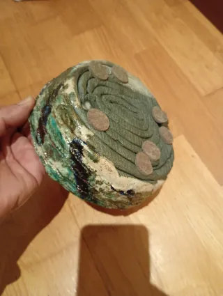 Cuenco Raku Esmeralda Japonés