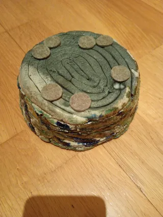 Cuenco Raku Esmeralda Japonés