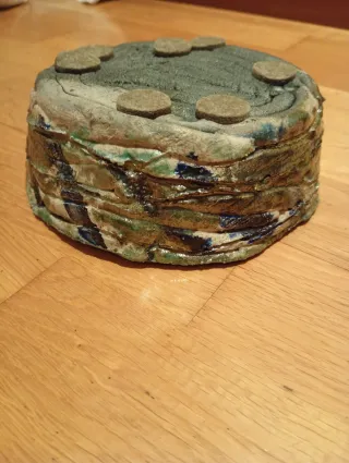 Cuenco Raku Esmeralda Japonés