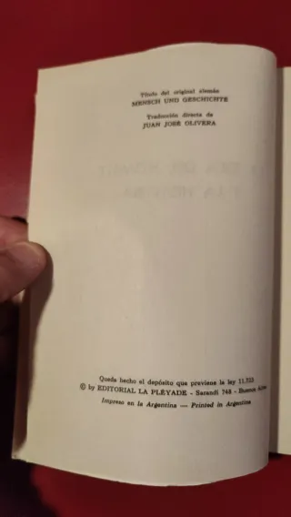 La idea del hombre y la historia