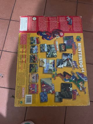 Nintendo 64 Consola Negra y Gris